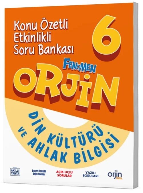 Orjin Okul 6. Sınıf Din Kültürü ve Ahlak Bilgisi Orjin Konu Özetli Etkinlikli Soru Bankası Orjin Okul Yayınları
