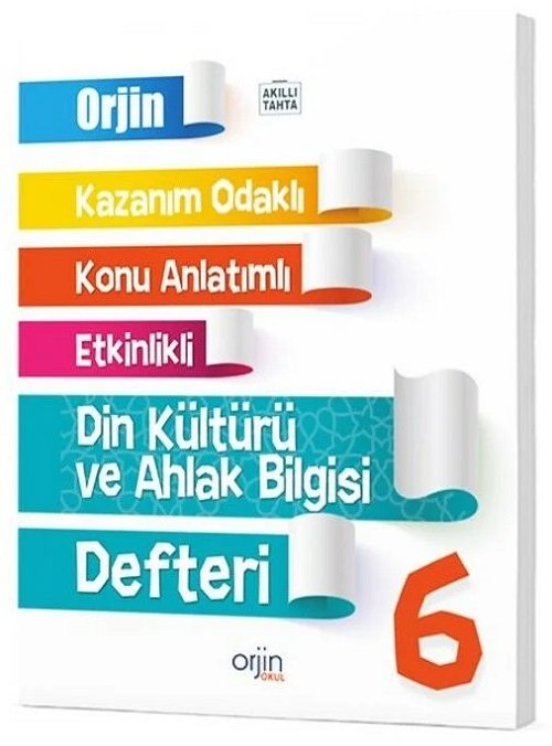 Gama 6. Sınıf Din Kültürü ve Ahlak Bilgisi Orjin Konu Anlatımlı Defter Gama Yayınları