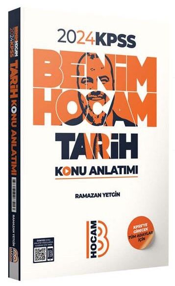 SÜPER FİYAT - Benim Hocam 2024 KPSS Tarih Konu Anlatımı - Ramazan Yetgin Benim Hocam Yayınları