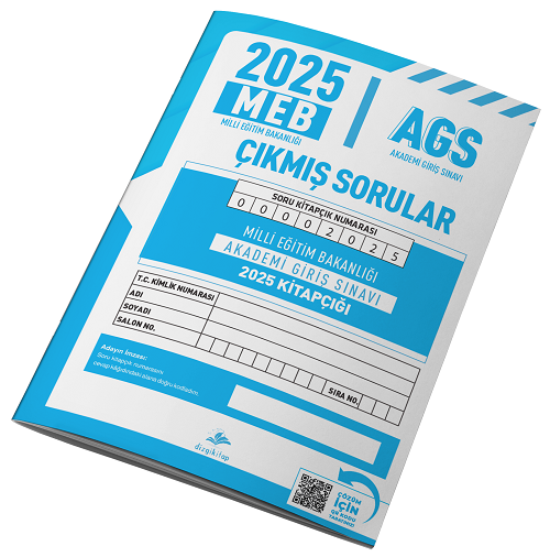 Dizgi Kitap 2025 MEB-AGS Sınavı Tüm Dersler Çıkmış Sorular Çözümlü Dizgi Kitap