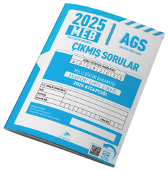 Dizgi Kitap 2025 MEB-AGS Sınavı Tüm Dersler Çıkmış Sorular Çözümlü Dizgi Kitap