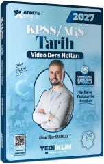 Yediiklim 2027 KPSS MEB-AGS Tarih Video Ders Notları Atölye Serisi - Ahmet Uğur Karakuza Yediiklim Yayınları