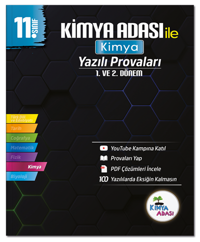 Kimya Adası 11. Sınıf Kimya Yazılı Provaları 1. ve 2. Dönem - Murat Namlı Kimya Adası