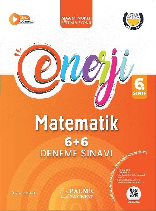 Palme 6. Sınıf Matematik Enerji 6+6 Deneme Palme Yayınları
