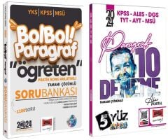 SÜPER FİYAT - Yargı 2024 YKS KPSS MSÜ Paragraf Soru Bankası + 10 Deneme 2 li Set - Aker Kartal Yargı Yayınları