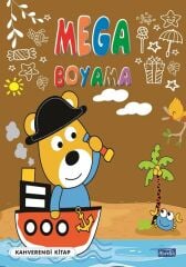 Mega Boyama Kahverengi Kitap Parıltı Yayınları