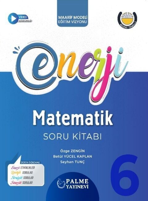 Palme 6. Sınıf Matematik Enerji Soru Kitabı Çözümlü Palme Yayınları