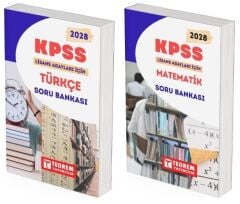 Teorem 2028 KPSS Türkçe + Matematik Soru Bankası 2 li Set Teorem Yayıncılık
