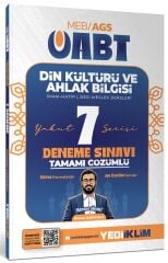 Yediiklim 2027 ÖABT MEB-AGS Din Kültürü ve Ahlak Bilgisi Öğretmenliği YAKUT 7 Deneme Çözümlü - Burhan Karakışla Yediiklim Yayınları