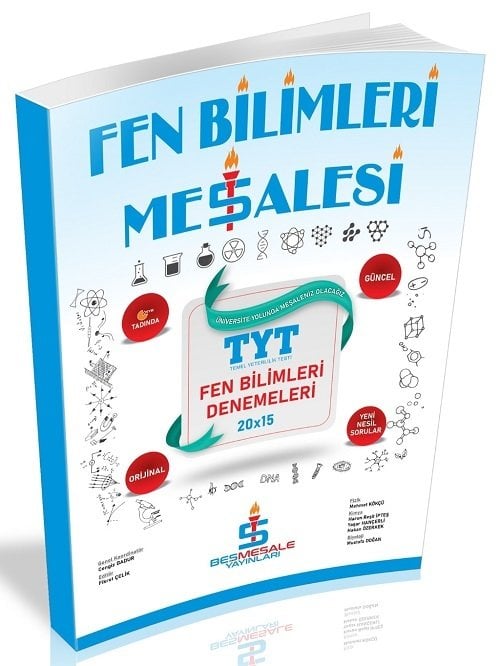 Beş Meşale YKS TYT Fen Bilimleri Meşalesi 20x15 Deneme Beş Meşale Yayınları