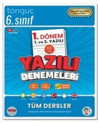 Tonguç 6. Sınıf Tüm Dersler 1. Dönem Maarif Modeli 1. Yazılı ve 2. Yazılı Denemeleri Tonguç Akademi