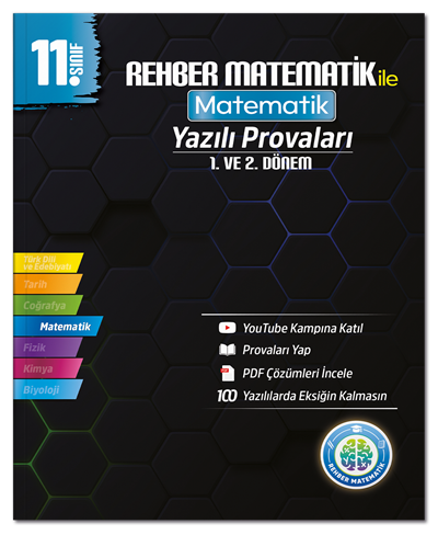Rehber Matematik 11. Sınıf Matematik Yazılı Provaları 1. ve 2. Dönem Rehber Matematik