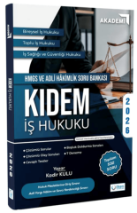 İlken 2026 HMGS Adli Hakimlik İş Hukuku KIDEM Soru Bankası - Kadir Kulu İlken Yayınları