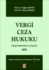 Ekin Vergi Ceza Hukuku 13. Baskı - Doğan Şenyüz Ekin Yayınları