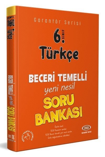 Data 6. Sınıf Türkçe Garantör Beceri Temelli Soru Bankası Data Yayınları