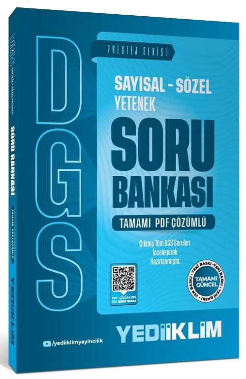 Yediiklim 2027 DGS Prestij Soru Bankası Çözümlü Yediiklim Yayınları