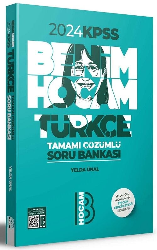 SÜPER FİYAT - Benim Hocam 2024 KPSS Türkçe Soru Bankası Çözümlü - Yelda Ünal Benim Hocam Yayınları