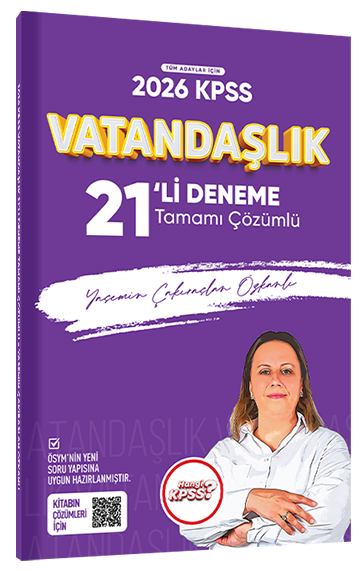 Hangi KPSS 2026 KPSS Vatandaşlık 21 Deneme Çözümlü - Yasemin Çakıraslan Özkanlı Hangi KPSS Yayınları