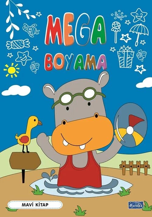 Mega Boyama Mavi Kitap Parıltı Yayınları