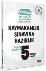 Data 2026 Kaymakamlık Sınavına Hazırlık 5 Deneme Çözümlü Data Yayınları