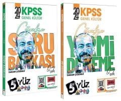 SÜPER FİYAT - Yargı 2024 KPSS Coğrafya 5Yüz Soru Bankası + 20 Deneme 2 li Set - Önay Çepe Yargı Yayınları