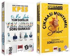 SÜPER FİYAT - Yargı 2024 KPSS Genel Yetenek Genel Kültür Soru Bankası 2 li Set Yargı Yayınları