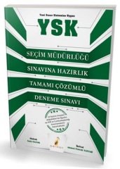 Pelikan YSK Seçim Müdürlüğü Sınavı Hazırlık Deneme Sınavı Çözümlü Pelikan Yayınları