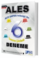 Altı Şapka ALES 6 Deneme Çözümlü Altı Şapka Yayınları