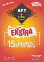 Palme 2020 YKS AYT Edebiyat 15 Deneme Video Çözümlü Evde Ekstra Palme Yayınları