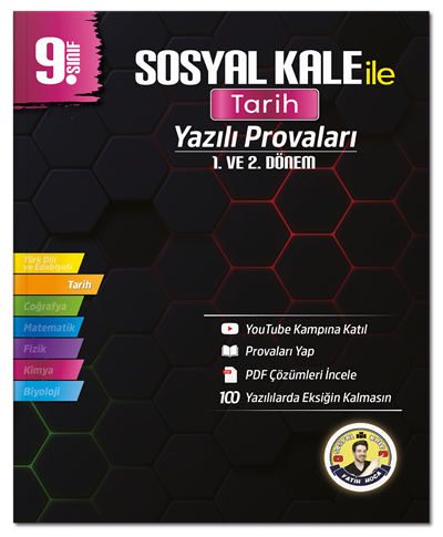 Sosyal Kale 9. Sınıf Tarih Yazılı Provaları 1. ve 2. Dönem Sosyal Kale