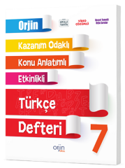 Gama 7. Sınıf Türkçe Orjin Konu Anlatımlı Defter Gama Yayınları