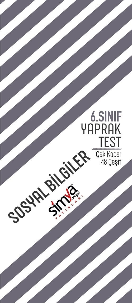 Simya 6. Sınıf Sosyal Bilgiler Yaprak Test Simya Yayınları