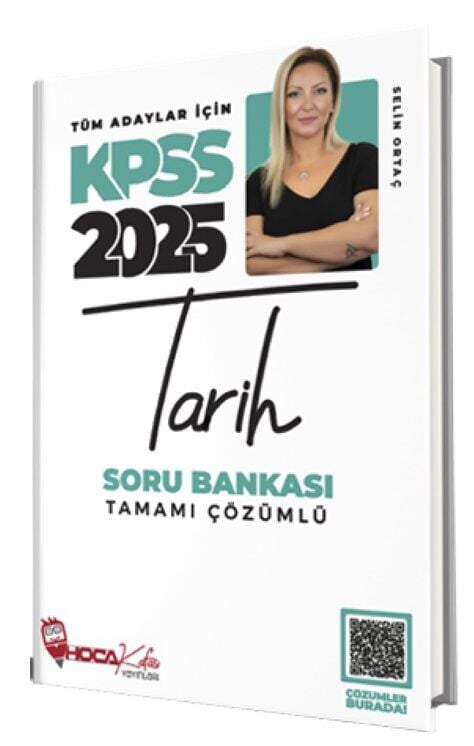 SÜPER FİYAT - Hoca Kafası 2025 KPSS Tarih Soru Bankası Çözümlü - Selin Ortaç Hoca Kafası Yayınları