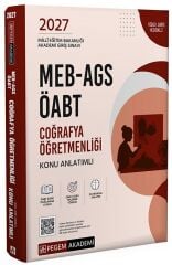 Pegem 2027 ÖABT MEB-AGS Coğrafya Öğretmenliği Konu Anlatımlı Pegem Akademi Yayınları