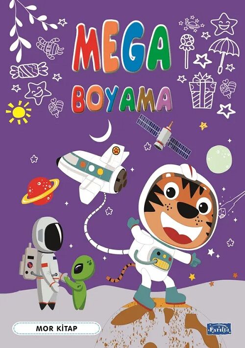 Mega Boyama Mor Kitap Parıltı Yayınları