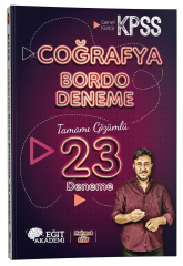 Eğit Akademi 2026 KPSS Coğrafya Bordo 23 Deneme Çözümlü - Mehmet Eğit Eğit Akademi
