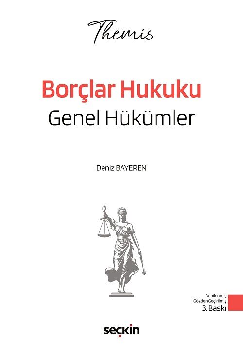 Seçkin 2026 THEMİS HMGS Hakimlik Borçlar Hukuku Genel Hükümler Konu Anlatımı 3. Baskı - Deniz Bayeren Seçkin Yayınları