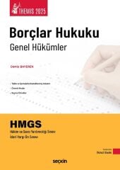 Seçkin 2025 THEMİS HMGS Hakimlik İYÖS Borçlar Hukuku Genel Hükümler Konu Kitabı 2. Baskı - Deniz Bayeren Seçkin Yayınları
