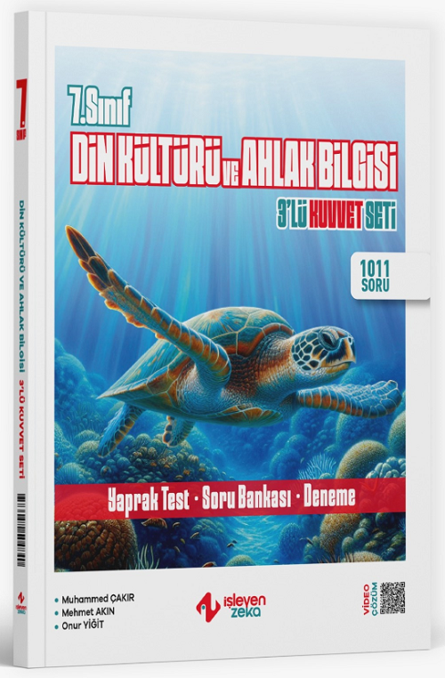 İşleyen Zeka 7. Sınıf Din Kültürü ve Ahlak Bilgisi 3 lü Kuvvet Seti İşleyen Zeka Yayınları