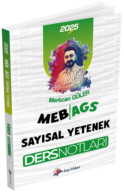 Dizgi Kitap 2025 MEB-AGS Sayısal Yetenek Ders Notları - Mertcan Güler Dizgi Kitap