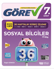 Nitelik 7. Sınıf Sosyal Bilgiler Görev Maarif Model 36 Haftalık Süreç İzleme Nitelik Yayınları