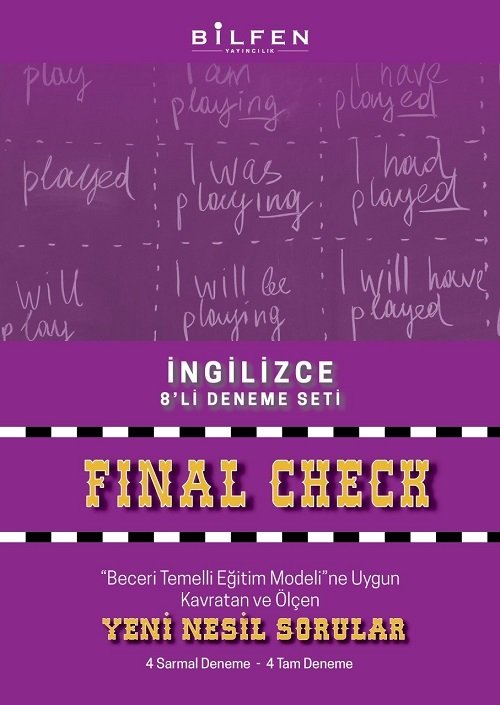 Bilfen 8. Sınıf İngilizce Final Check 8 li Deneme Seti Bilfen Yayıncılık