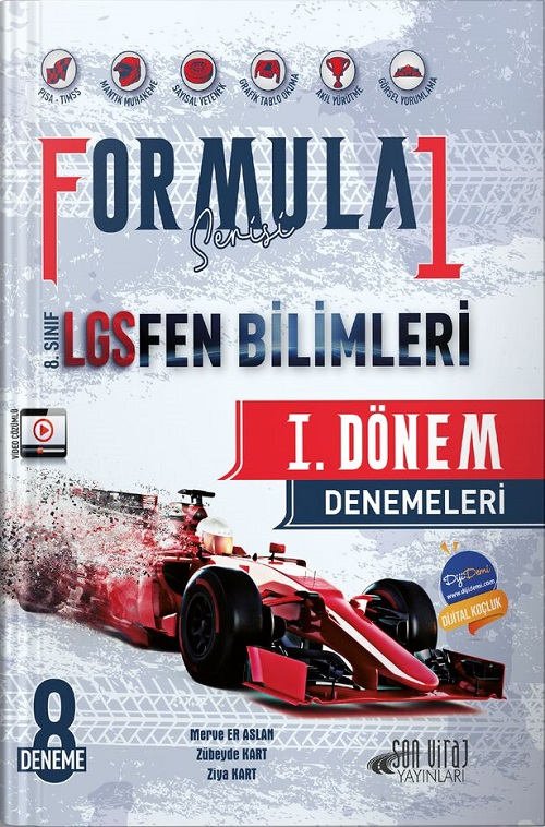 Son Viraj 8. Sınıf LGS 1. Dönem Fen Bilimleri Formula 8 Deneme Son Viraj Yayınları
