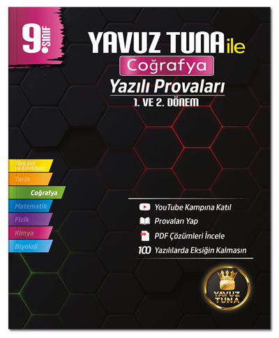 Yavuz Tuna 9. Sınıf Coğrafya Yazılı Provaları 1. ve 2. Dönem Yavuz Tuna