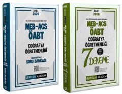 Pegem 2026 ÖABT MEB-AGS Coğrafya Öğretmenliği Soru Bankası + 7 Deneme 2 li Set Pegem Akademi Yayınları