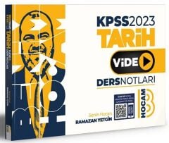 SÜPER FİYAT - Benim Hocam 2023 KPSS Tarih Ders Notları - Ramazan Yetgin Benim Hocam Yayınları