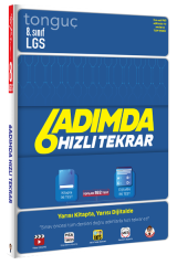 Tonguç 8. Sınıf LGS Tüm Dersler 6 Adımda Hızlı Tekrar Tonguç Akademi