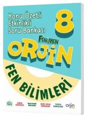 Orjin Okul 8. Sınıf Fen Bilimleri Orjin Konu Özetli Etkinlikli Soru Bankası Orjin Okul Yayınları