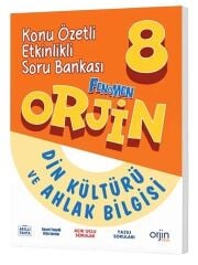 Orjin Okul 8. Sınıf Din Kültürü ve Ahlak Bilgisi Orjin Konu Özetli Etkinlikli Soru Bankası Yayınları