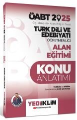 Yediiklim 2025 ÖABT Türk Dili ve Edebiyatı Öğretmenliği Alan Eğitimi Konu Anlatımı - Faruk Karaaslan Yediiklim Yayınları
